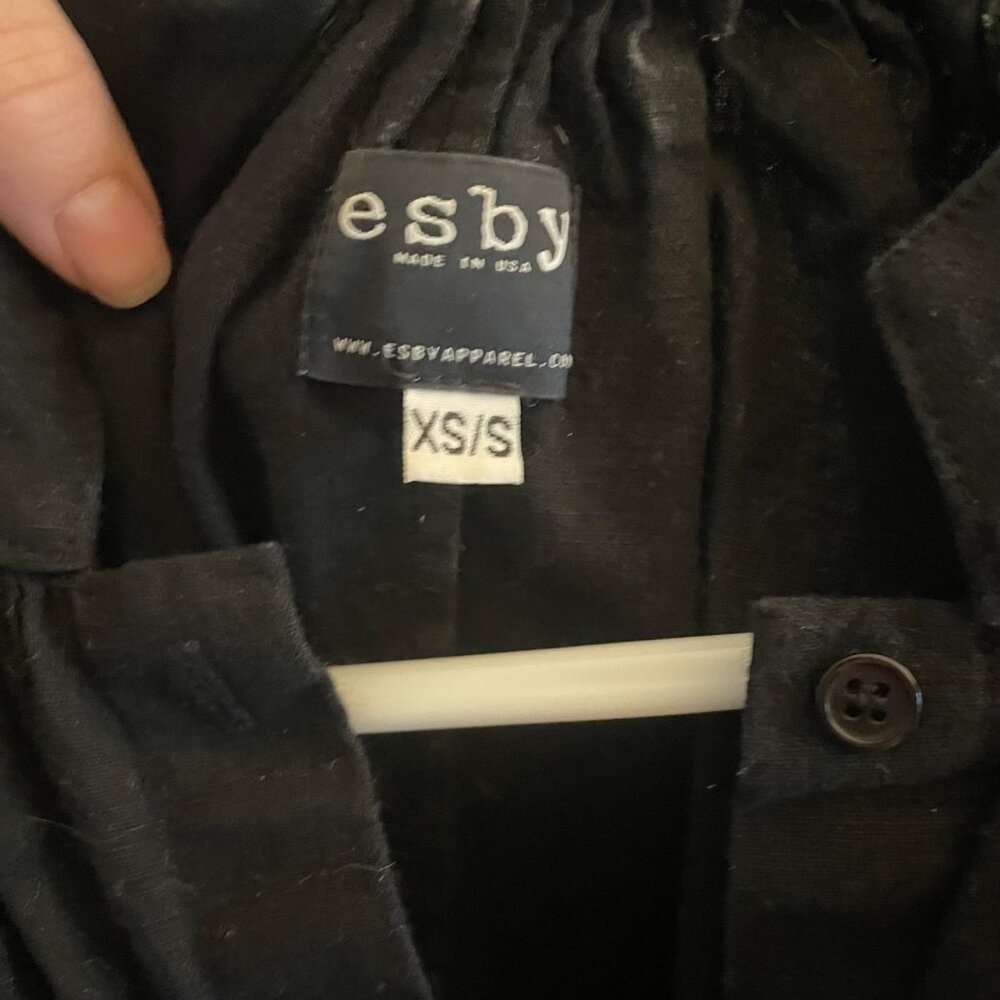 Esby Apparel Liza Top, Black, XS/S - Picture 3 of 6